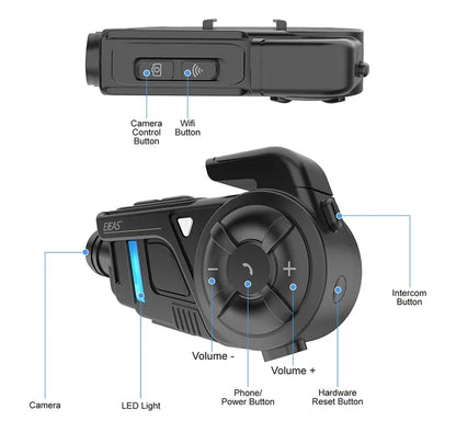 Intercomunicador EJEAS K1 MESH con Cámara