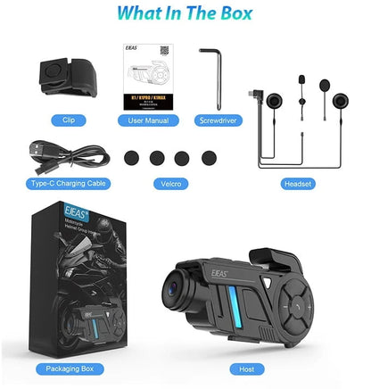 Intercomunicador EJEAS K1 MESH con Cámara